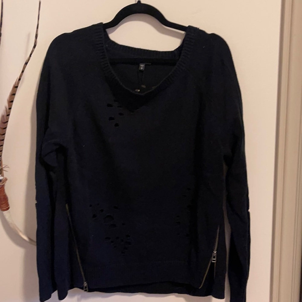 Express destroyed sweater